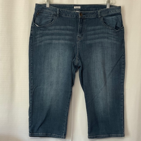 Relativity Pants - Relativity Women’s Denim Capri Jeans Size 18W